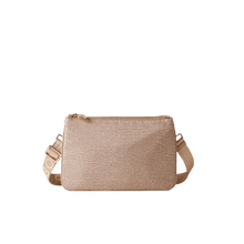 Carica l'immagine nel visualizzatore di Gallery, Borbonese Borsa Tracolla Eco Line Small Sabbia - STANGA Pelletteria