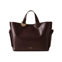 Carica l'immagine nel visualizzatore di Gallery, Borbonese Bridle Shopping Medium Castano/Mushroom - STANGA Pelletteria