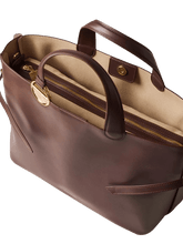 Carica l'immagine nel visualizzatore di Gallery, Borbonese Bridle Shopping Medium Castano/Mushroom - STANGA Pelletteria