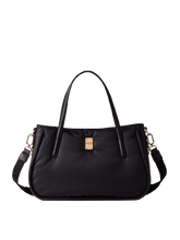 Carica l'immagine nel visualizzatore di Gallery, Borbonese Cahier Shopper Medium C/Tracolla Dark Black - STANGA Pelletteria