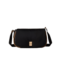 Carica l'immagine nel visualizzatore di Gallery, Borbonese Cahier Tracolla Medium Nero/Op Naturale - STANGA Pelletteria
