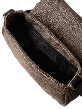 Carica l'immagine nel visualizzatore di Gallery, Borbonese Cahier Tracolla Medium Op Naturale/Nero - STANGA Pelletteria