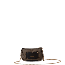 Carica l'immagine nel visualizzatore di Gallery, Borbonese Cahier Tracolla Mini Op Naturale/Black - STANGA Pelletteria