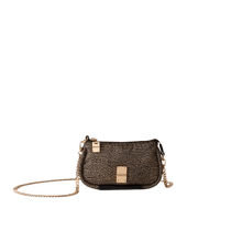 Carica l'immagine nel visualizzatore di Gallery, Borbonese Cahier Tracolla Mini Op Naturale/Black - STANGA Pelletteria