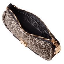 Carica l'immagine nel visualizzatore di Gallery, Borbonese Cahier Tracolla Mini Op Naturale/Black - STANGA Pelletteria