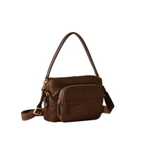 Carica l'immagine nel visualizzatore di Gallery, Borbonese Camera Case Small Castagno - STANGA Pelletteria