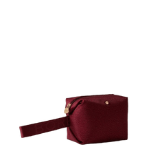 Carica l'immagine nel visualizzatore di Gallery, Borbonese Cosmetic Case Con Maniglia Merlot - STANGA Pelletteria