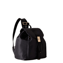 Carica l'immagine nel visualizzatore di Gallery, Borbonese Fold Zaino Medium Dark Black - STANGA Pelletteria