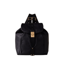 Carica l'immagine nel visualizzatore di Gallery, Borbonese Fold Zaino Medium Dark Black - STANGA Pelletteria