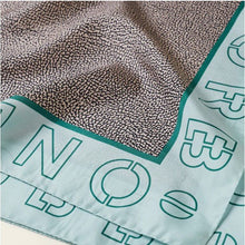 Carica l'immagine nel visualizzatore di Gallery, Borbonese Foulad 90x90 Marine/Op Naturale - STANGA Pelletteria