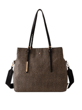 Carica l'immagine nel visualizzatore di Gallery, Borbonese L'Ecole Shopping Op Naturale/Nero - STANGA Pelletteria