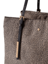 Carica l'immagine nel visualizzatore di Gallery, Borbonese L'Ecole Shopping Op Naturale/Nero - STANGA Pelletteria