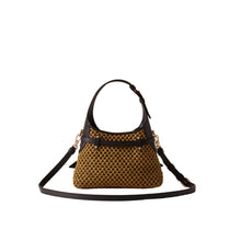 Carica l'immagine nel visualizzatore di Gallery, Borbonese Limited Edition B - Halo Mini Senape/Ebano - STANGA Pelletteria