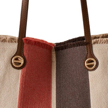 Carica l'immagine nel visualizzatore di Gallery, Borbonese Limited Edition Flight Shopping Corda/Red - STANGA Pelletteria