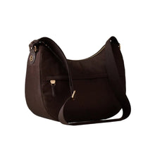 Carica l'immagine nel visualizzatore di Gallery, Borbonese Luna Bag Medium Cioccolato - STANGA Pelletteria