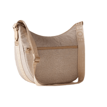 Carica l'immagine nel visualizzatore di Gallery, Borbonese Luna Bag Medium Sabbia - STANGA Pelletteria