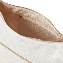 Carica l'immagine nel visualizzatore di Gallery, Borbonese Luna Bag Medium White Cotton - STANGA Pelletteria