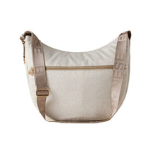 Carica l'immagine nel visualizzatore di Gallery, Borbonese Luna Bag Medium White Cotton - STANGA Pelletteria