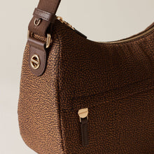 Carica l'immagine nel visualizzatore di Gallery, Borbonese Luna Bag Middle Castagno - STANGA Pelletteria