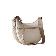 Carica l'immagine nel visualizzatore di Gallery, Borbonese Luna Bag Middle White Cotton - STANGA Pelletteria