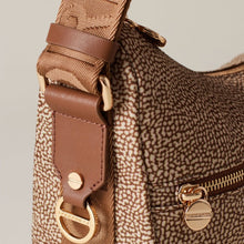 Carica l'immagine nel visualizzatore di Gallery, Borbonese Luna Bag Small Beige/Marrone - STANGA Pelletteria