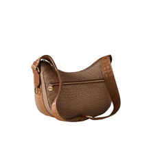 Carica l'immagine nel visualizzatore di Gallery, Borbonese Luna Bag Small Beige/Marrone - STANGA Pelletteria