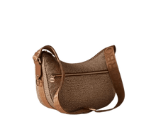 Carica l'immagine nel visualizzatore di Gallery, Borbonese Luna Bag Small Beige/Marrone - STANGA Pelletteria