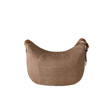 Carica l'immagine nel visualizzatore di Gallery, Borbonese Luna Bag Small Beige/Marrone - STANGA Pelletteria