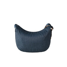 Carica l'immagine nel visualizzatore di Gallery, Borbonese Luna Bag Small Blu Lapis - STANGA Pelletteria