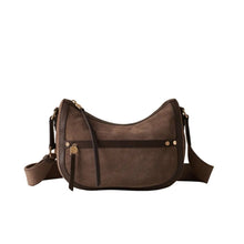Carica l'immagine nel visualizzatore di Gallery, Borbonese Luna Bag Small Cenere/Cacao - STANGA Pelletteria