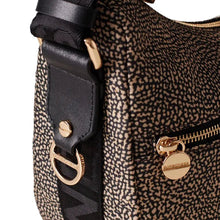 Carica l'immagine nel visualizzatore di Gallery, Borbonese Luna Bag Small OP Natural/Black - STANGA Pelletteria