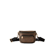 Carica l'immagine nel visualizzatore di Gallery, Borbonese Marsupio Mini Op Naturale/Black - STANGA Pelletteria