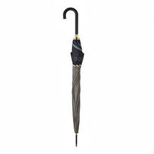 Carica l'immagine nel visualizzatore di Gallery, Borbonese Ombrello Lungo Nero/Op Naturale - STANGA Pelletteria