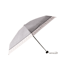 Carica l'immagine nel visualizzatore di Gallery, Borbonese Ombrello Mini Cream/Op Naturale - STANGA Pelletteria