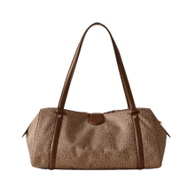 Carica l'immagine nel visualizzatore di Gallery, Borbonese Poche Bowler Bag Medium Beige/Marrone - STANGA Pelletteria