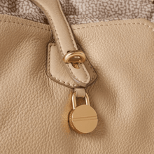 Carica l'immagine nel visualizzatore di Gallery, Borbonese Poche Hobo Bag Medium Sabbia - STANGA Pelletteria