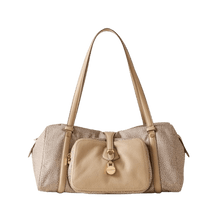 Carica l'immagine nel visualizzatore di Gallery, Borbonese Poche Hobo Bag Medium Sabbia - STANGA Pelletteria