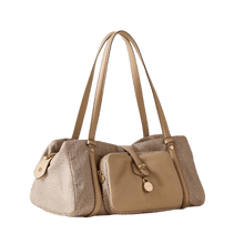 Carica l'immagine nel visualizzatore di Gallery, Borbonese Poche Hobo Bag Medium Sabbia - STANGA Pelletteria