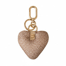 Carica l'immagine nel visualizzatore di Gallery, Borbonese Portachiavi Cuore Tessuto Sabbia - STANGA Pelletteria