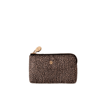 Carica l'immagine nel visualizzatore di Gallery, Borbonese Portachiavi Medium Zip Con Anello Op Natural Black - STANGA Pelletteria