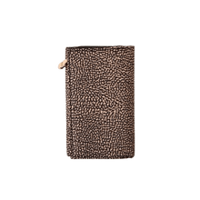 Carica l'immagine nel visualizzatore di Gallery, Borbonese Portafoglio Con Patta Medium Op Natural Black - STANGA Pelletteria
