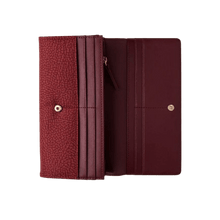 Carica l'immagine nel visualizzatore di Gallery, Borbonese Portafoglio Large Con Patta Merlot - STANGA Pelletteria