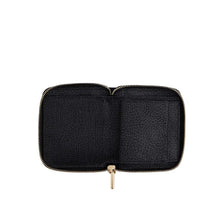 Carica l'immagine nel visualizzatore di Gallery, Borbonese Portafoglio Small Zip Around Dark Black - STANGA Pelletteria