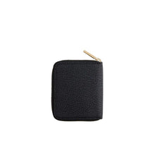 Carica l'immagine nel visualizzatore di Gallery, Borbonese Portafoglio Small Zip Around Dark Black - STANGA Pelletteria