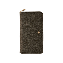 Carica l'immagine nel visualizzatore di Gallery, Borbonese Portafoglio Zip Around Large Alloro - STANGA Pelletteria
