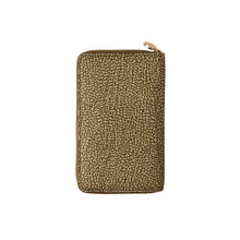 Carica l'immagine nel visualizzatore di Gallery, Borbonese Portafoglio Zip Around Medium Portamonete Staccabile Olive - STANGA Pelletteria