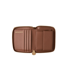 Carica l'immagine nel visualizzatore di Gallery, Borbonese Portafoglio Zip Around Small Mauve - STANGA Pelletteria