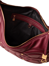 Carica l'immagine nel visualizzatore di Gallery, Borbonese Rondò Hobo Medium Merlot - STANGA Pelletteria