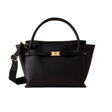 Carica l'immagine nel visualizzatore di Gallery, Borbonese Torinese Bauletto Medium Nero - STANGA Pelletteria