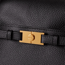 Carica l'immagine nel visualizzatore di Gallery, Borbonese Torinese Bauletto Medium Nero - STANGA Pelletteria